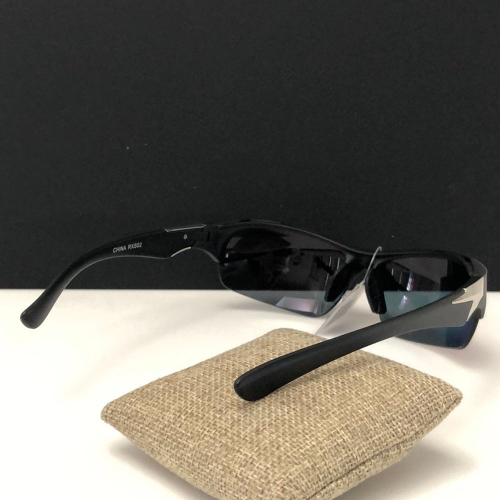 Half frame Sport sunglasses red/orange - Picture 4 of 7